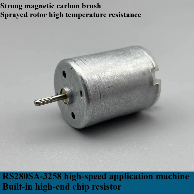 RC280 Hochgeschwindigkeitsmotor 3V-12V Starke magnetische Kohlebürste Eingebauter Chip Fernbedienung Auto Elektrischer Schleifstift Plucker