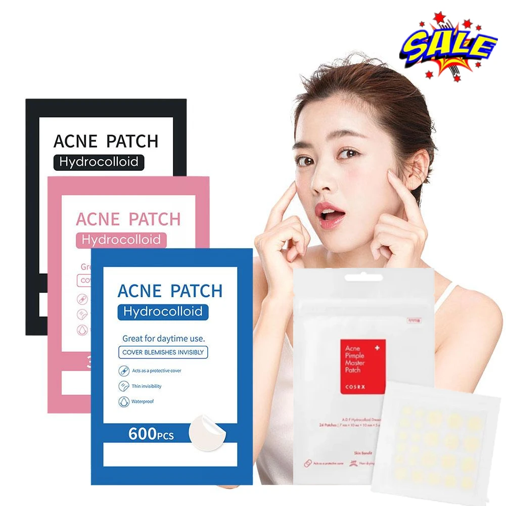 Upgrade 24-360pcs Face Acne Pimple Spot Facial Skin Care Blackhead Removal Freckle Patches Scar Care Treatment Stickers Acne