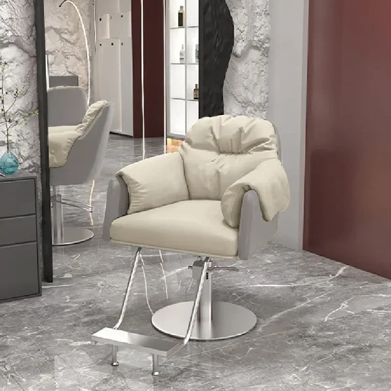كرسي حلاق دوار تصفيف الشعر ماكياج الذهب الشامبو الفاخرة كرسي صالون تجميل صالون الحلاقة Cadeira دي مانيكير صالون الأثاث