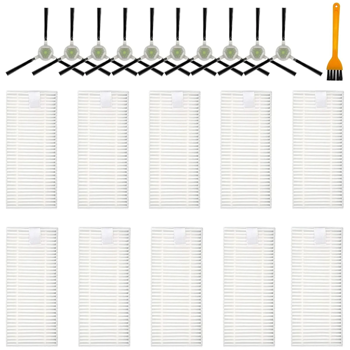 EQAZ-Side Brush Hepa Filter Replacement for Lefant M210P M210 M210S M210B M213 M213S M2 Accessories Kit