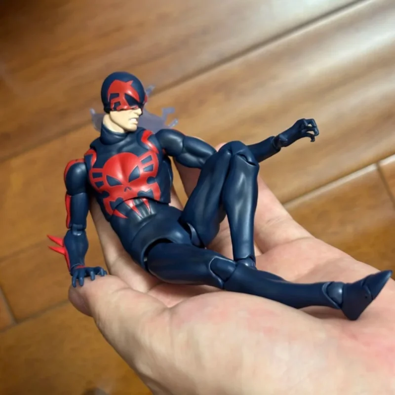 Figurine articulée MAFEX 2099 Spider-Man version BD, modèle décoratif, cadeau de Noël, jouet, collection de périphériques d'anime