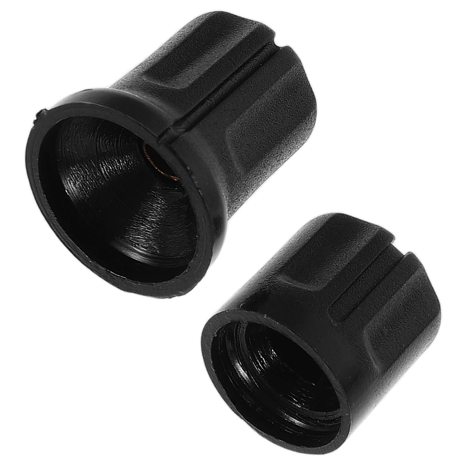 

2pcs Plastic Knob Cap for Car Radios Adjustable Volume Control Threaded Design Compatible with Electronic