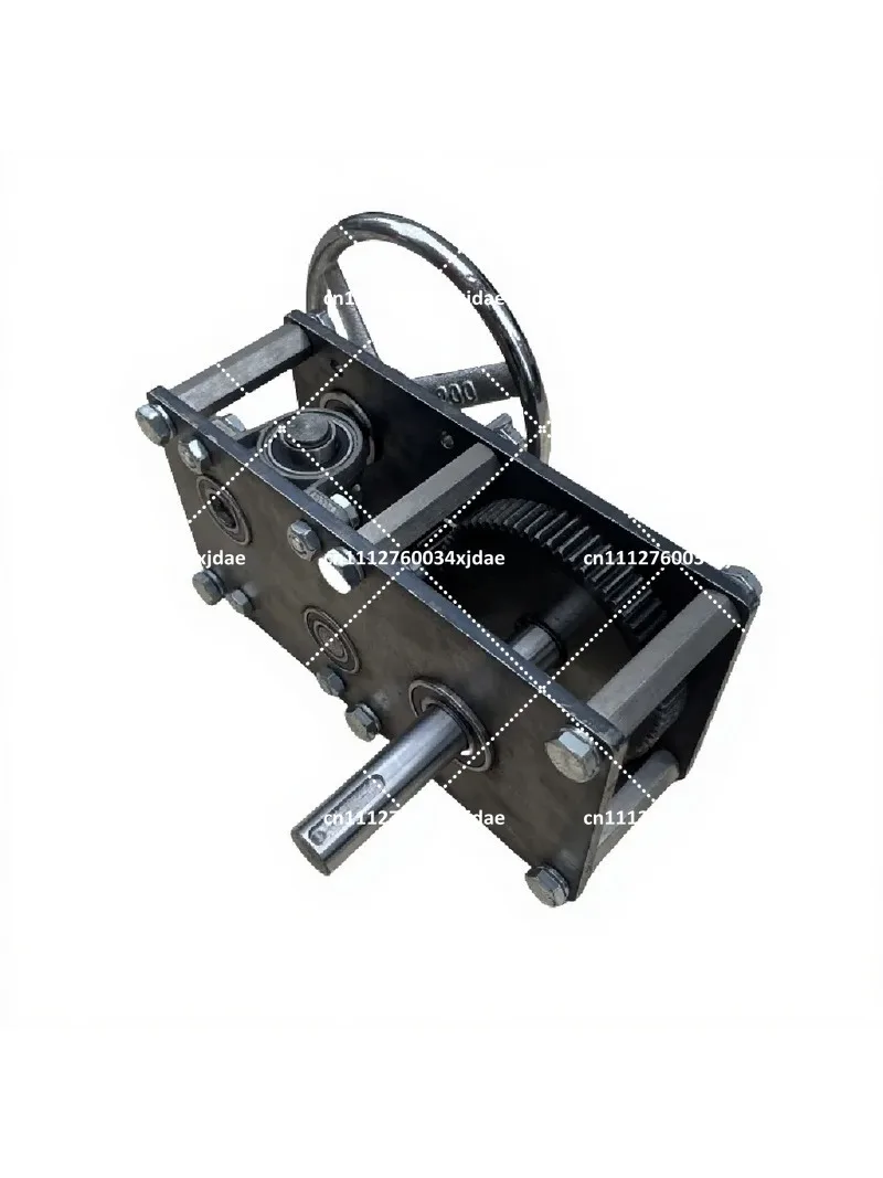 Self-Locking Turbine Worm Gearbox Metal Gear Reducer Customizable Vertical