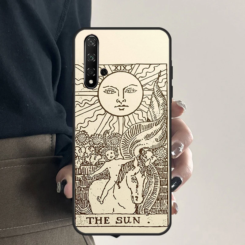 بطاقة التارو علم التنجيم الشمس القمر عاشق لهواوي نوفا 9 10 SE 5T 12s 12i 11i Y91 Y90 Y60 Y70 Y72 Y61 P20 P40 P30 لايت P60 برو #4