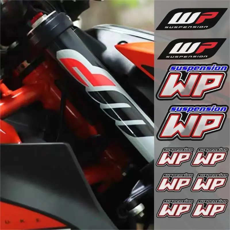 Reflective For WP Shock Absorber Sticker Motorcycle shock Absorber Waterproof Decorative Universal Accessory