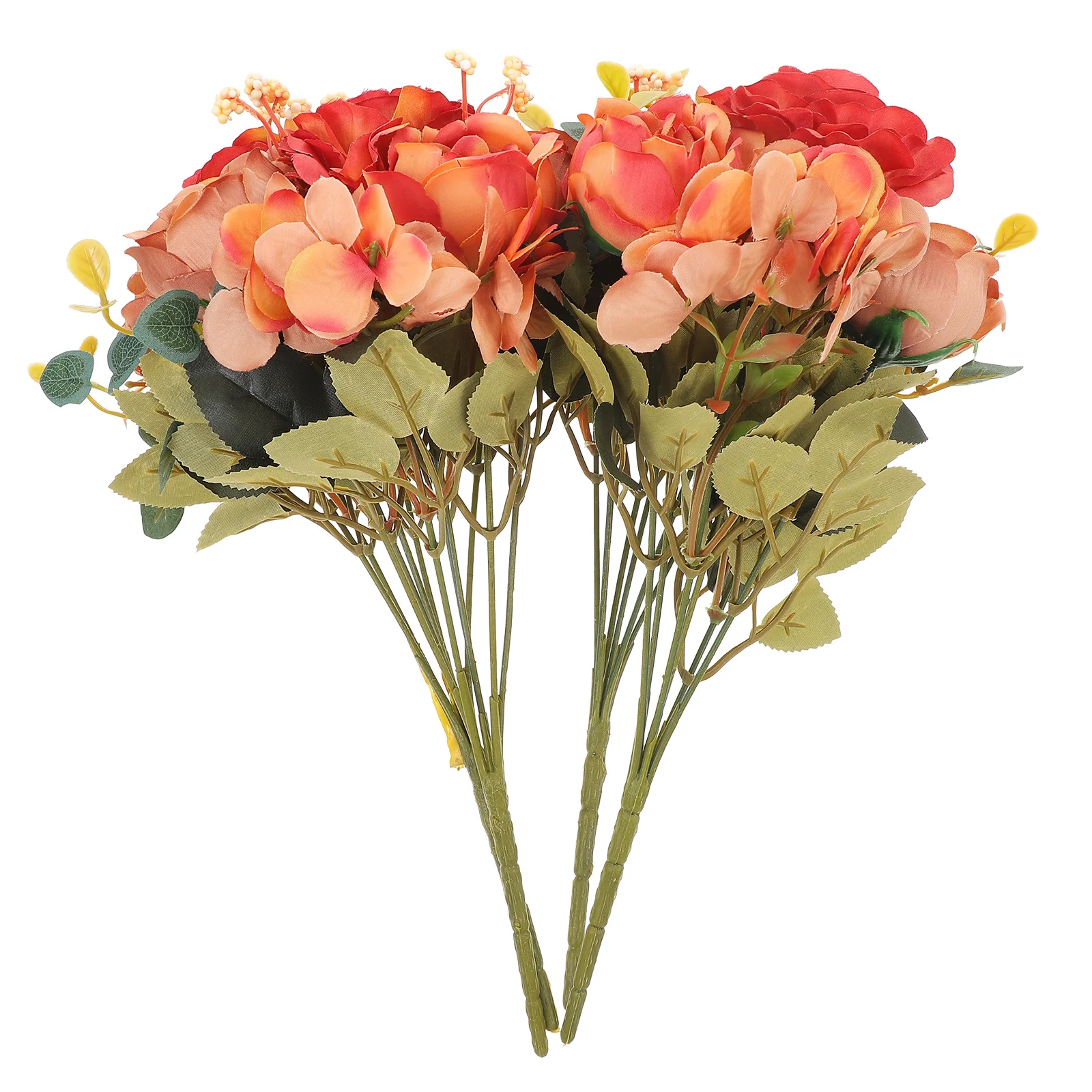 

4Pcs Artificial Rose Flowers Simulation Bouquet Fake Rose Decor Wedding Photography Prop Romantic Table Centerpiece