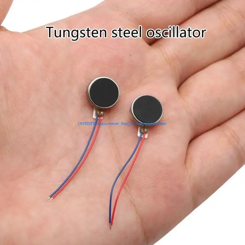 

367D Mini Vibration Motor with 30mm Length Wire DC1.5-3.7V 10000rpm Flat Button-Type Motor for MobilePhone Tablet