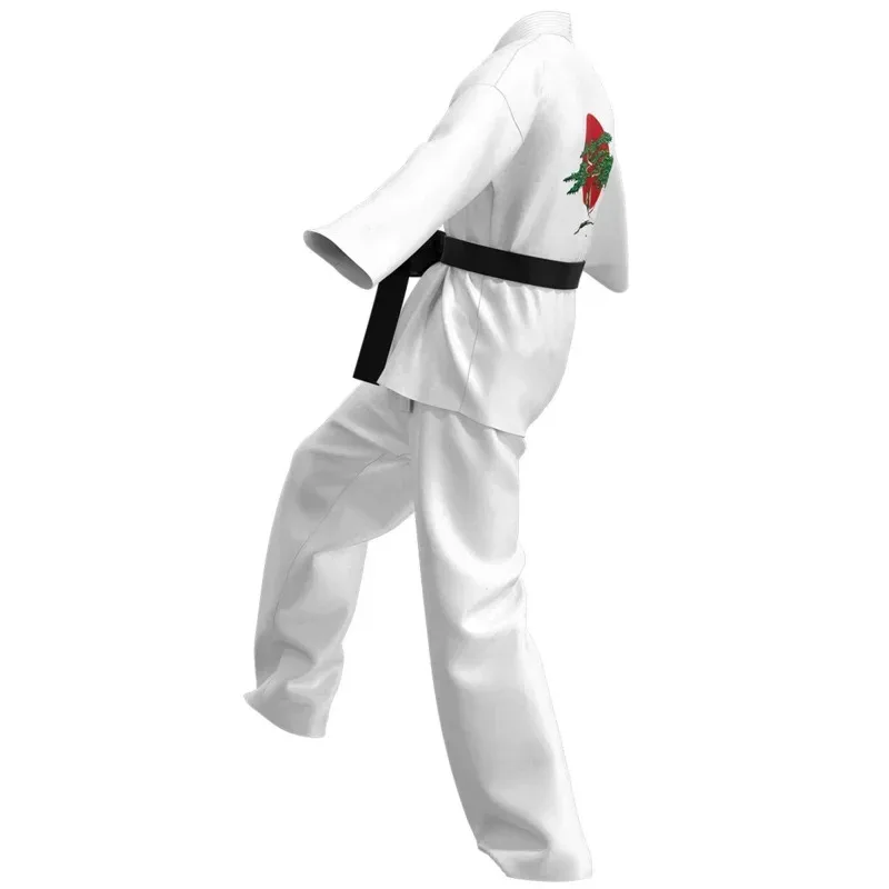 Disfraz de Karate Kid Cobra Kai para niños, hombres y mujeres, kimono Tory Nichols Daniel LaRusso, uniforme