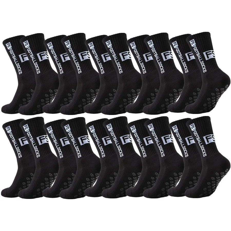 10 Paar Unisex-Anti-Rutsch-Socken für Rugby und Baseball, professionelle, atmungsaktive, stoßfeste Sportsocken mit Handtuchboden