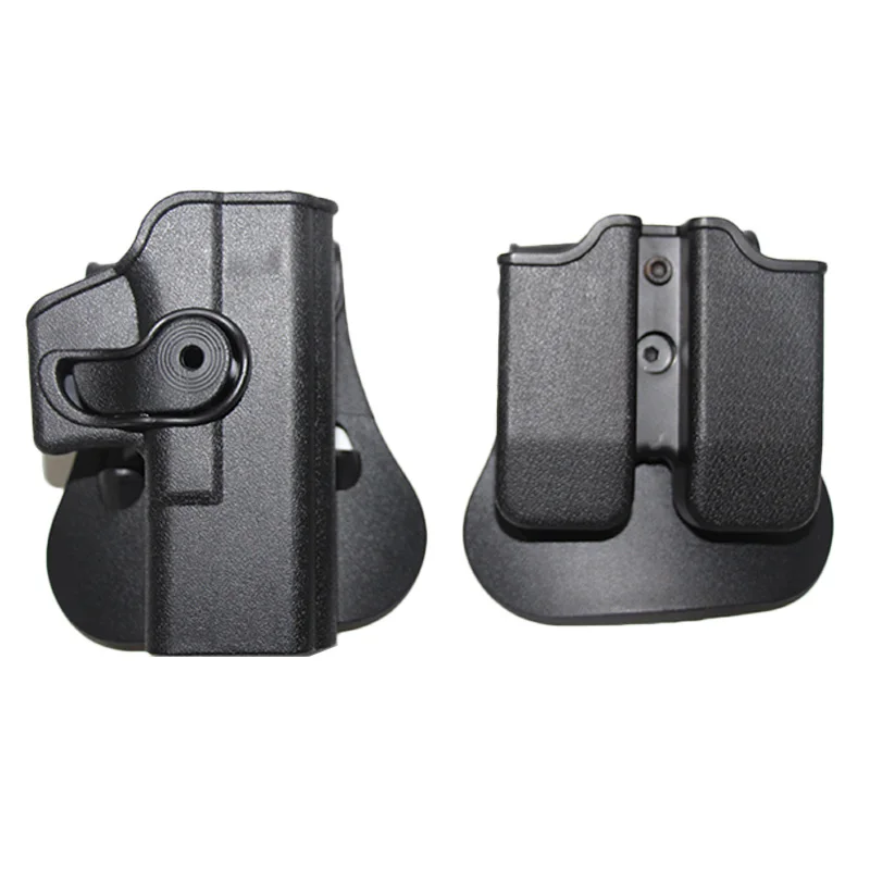 New Tactical Glock Gun Holster Pistol Airsoft Gun Holster for Gen 1-4 Glock 17 Case waist with 9mm Mag Pouch Hunting Accessories