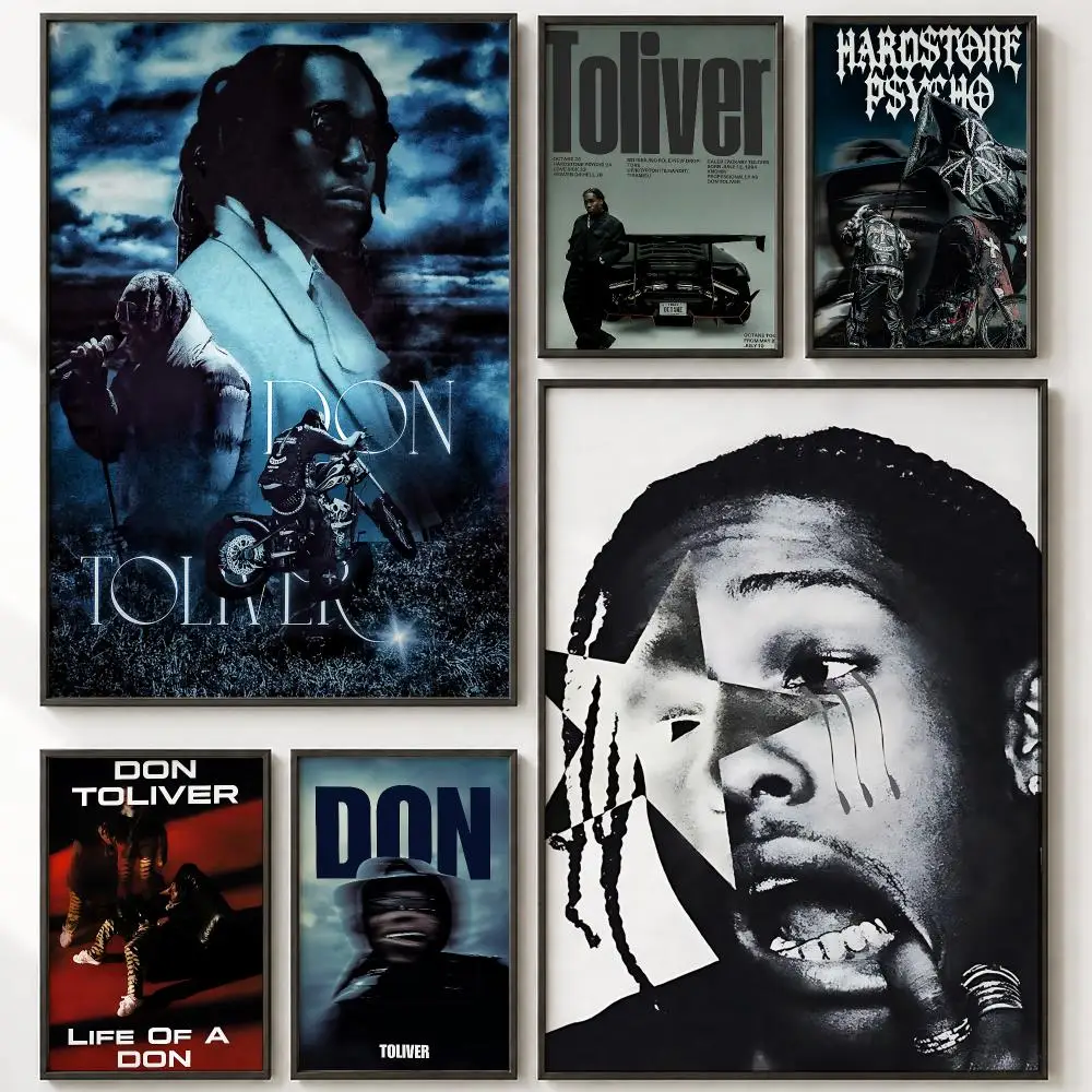 Hip-Hop Artist Don Toliver Poster HD poster wall art self-stick no-residue for home cafe office great gift