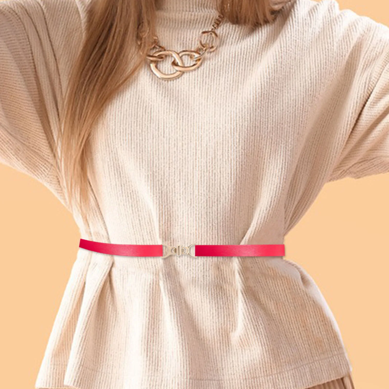 

2PCS Suit Waist Belts Metal Buckles for Coats Durable Adjustable Length Fashion Hardware Accessories Golden Decoration