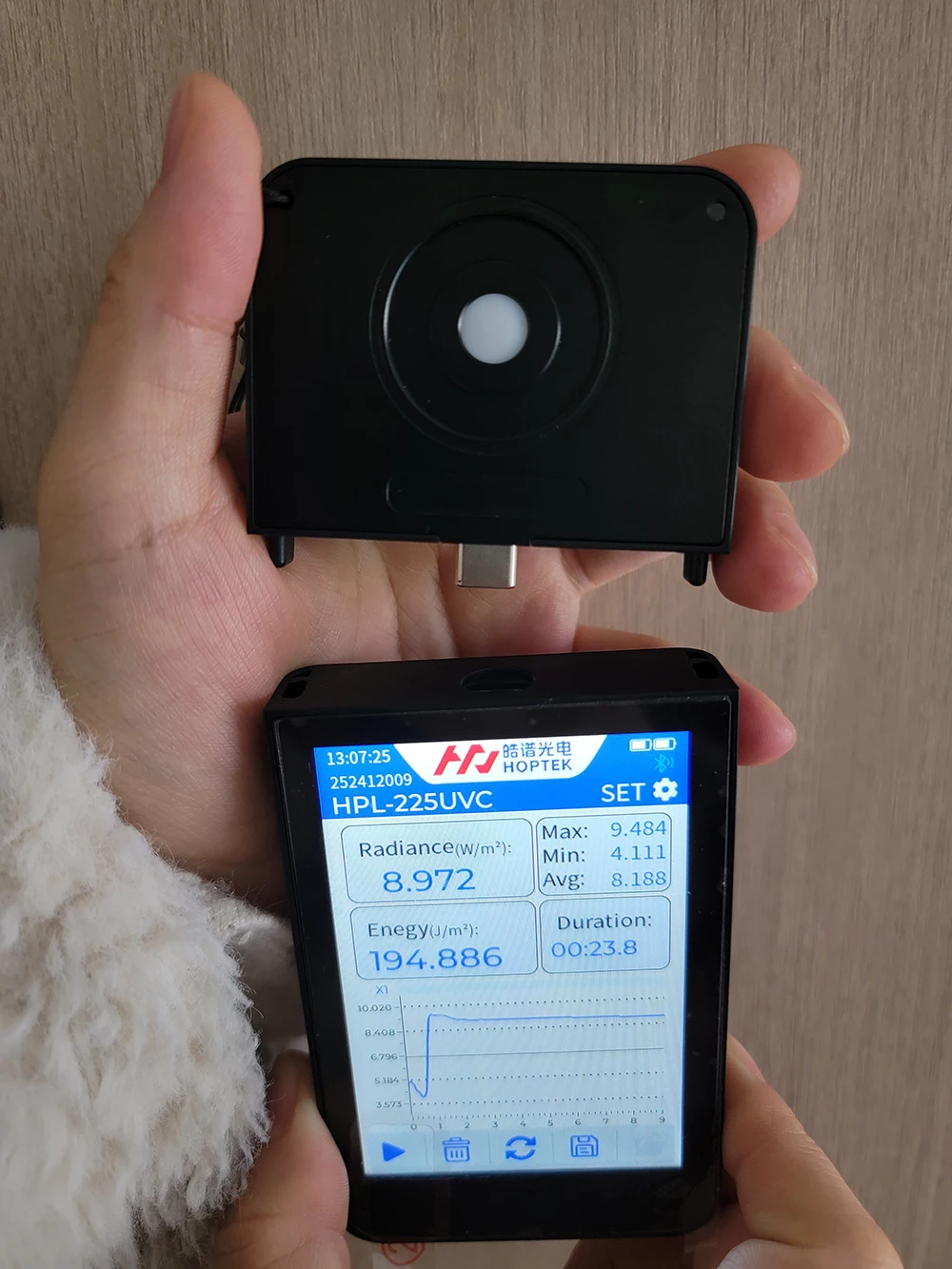 УФ-тестер Измеритель ультрафиолетового света Радиометр HPL225UV 254 нм 275 нм