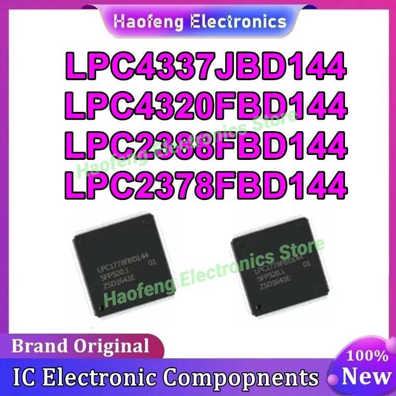 LPC2378FBD144 LPC2388FBD144 LPC4320FBD144 LPC4337JBD144 LQFP = 144 микросхема новый оригинальный