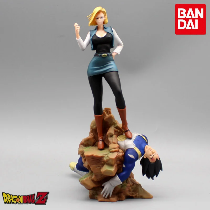 

Anime Dragon Ball Z Figures Android 18 Vs Vegeta Action Figure Android 18 GK Pvc Statue Model Doll Figurine Collecting Toy Gifts