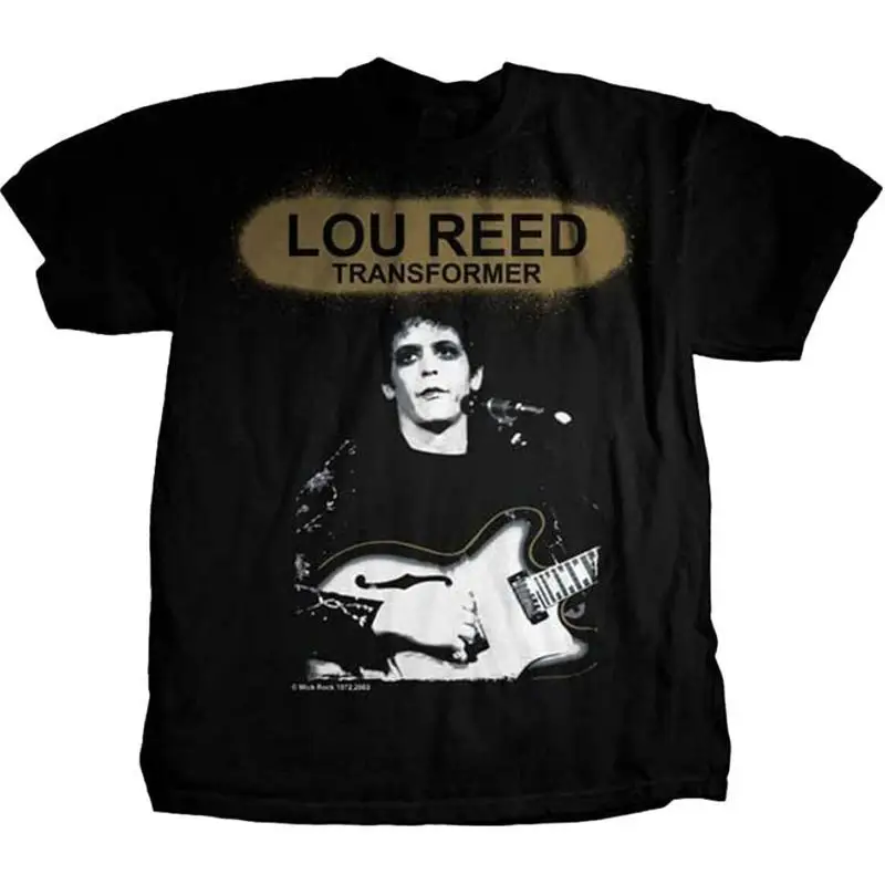 Lou Reed Black Color 100 Cotton Size S To 5XL T Shirt Adults