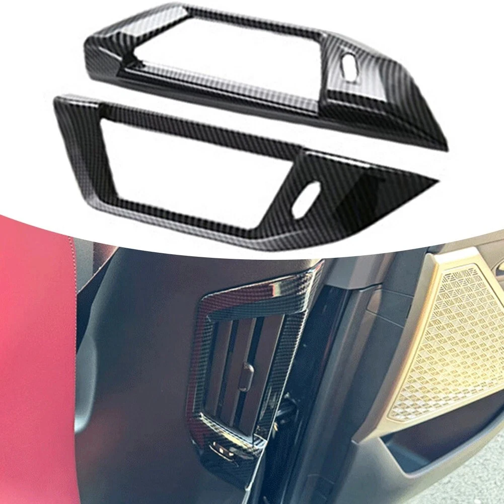 

ABS Carbon Fiber B Pillar Air Outlet Vent Trim Cover Compatible with For BMW 5 Series G60 2024 Vehicle Accessories