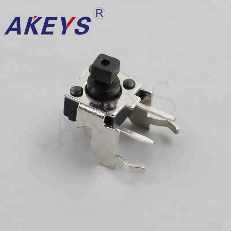 10pcs TS-D014F light touch switch with bracket, 2-pin, 6 * 6 square head, small key, electronic components, button accessories
