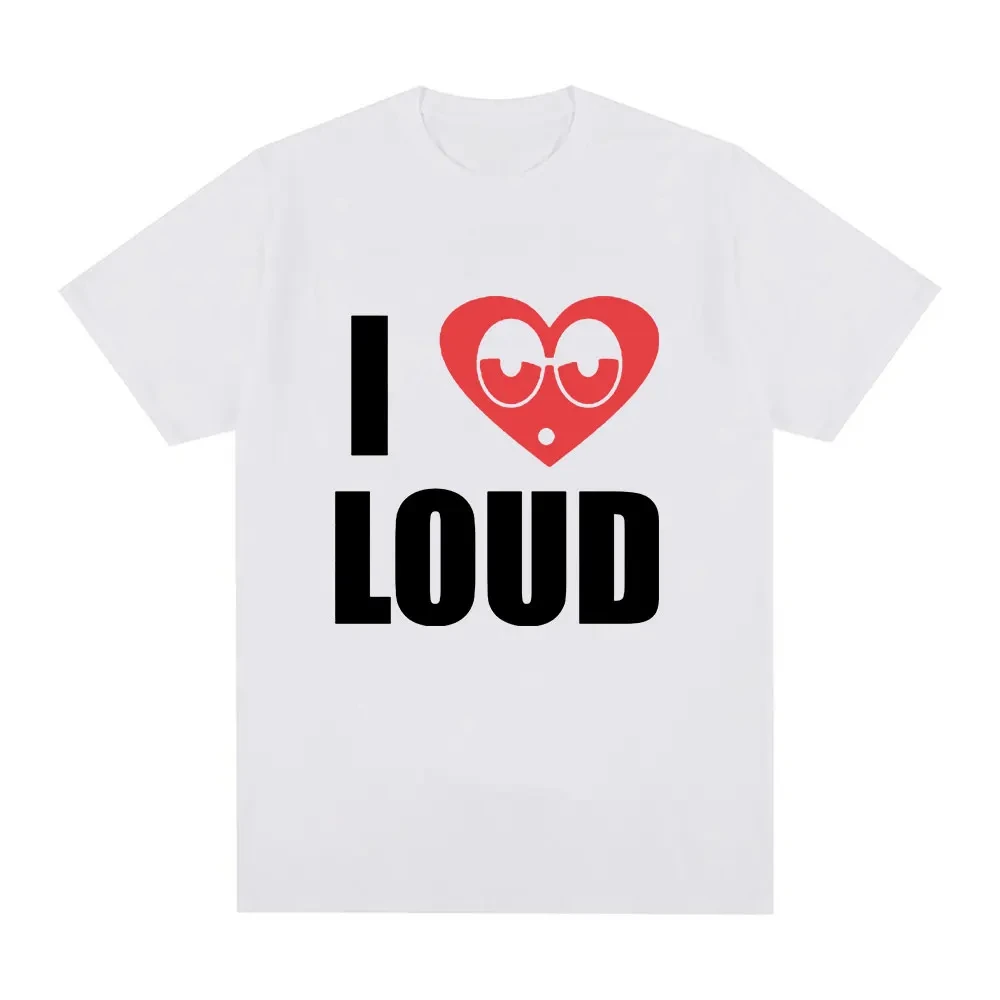 Chief Keef I Love Loud Same Style T Shirt Women's Hip Hop Short Sleeve T-shirt Casual Oversized T-shirts Streetwear Unisex 70228