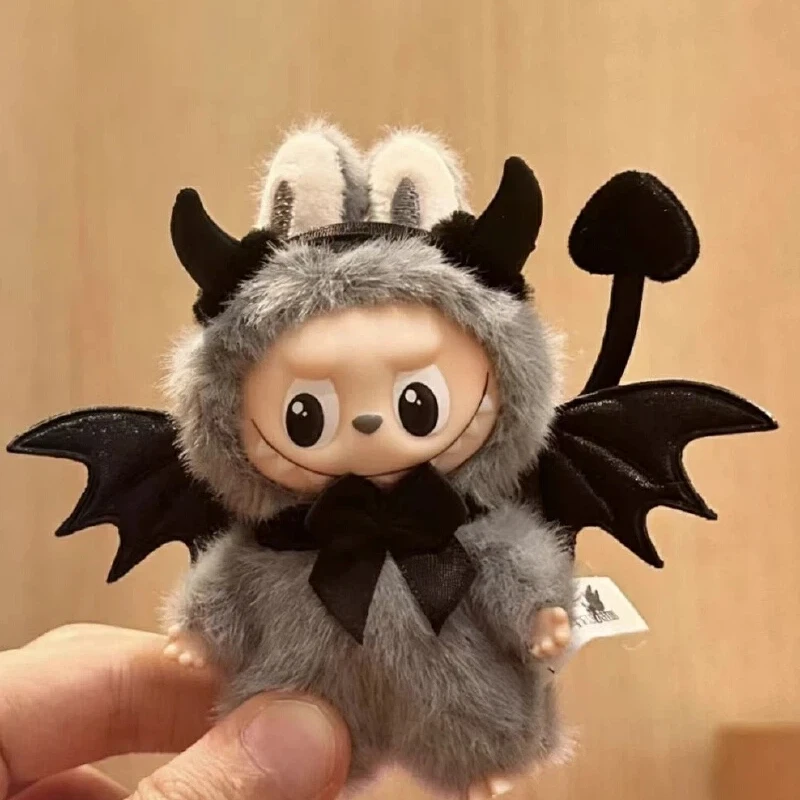

For labubu 4.0 generation mini doll clothes Lirubu clothing in black devil outfit (does not include doll) Suitable for 10cm doll