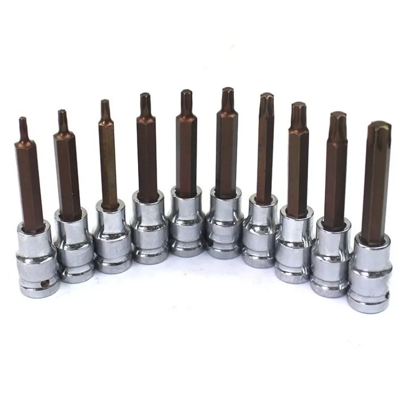 Pattern Socket Head Set, Combination Screwdriver, 1/2 Elongated Electric T-corner Rotor, Socket Bit Wrench