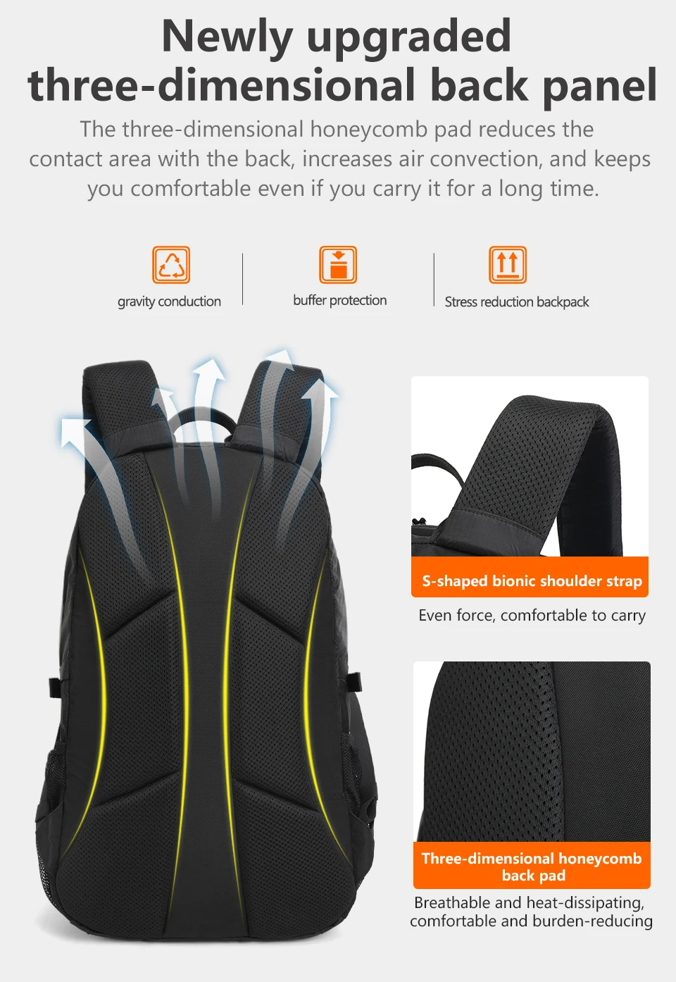 Tigernu Kletterrucksäcke für Herren, Outdoor-Tasche, wasserdichter Reiserucksack für Damen, leichter Sport-Rucksack für Herren, Wandertasche, Rucksack – Detail 14