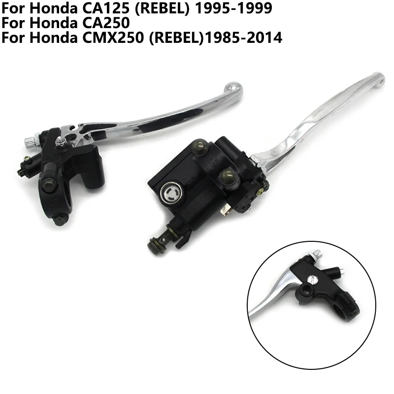 

For Honda CA125 (REBEL) 1995 1996 1997 1998 1999 CMX250 (REBEL)1985 1986 1987 1988 1989-2014 CA250 Motorcycle brake clutch lever