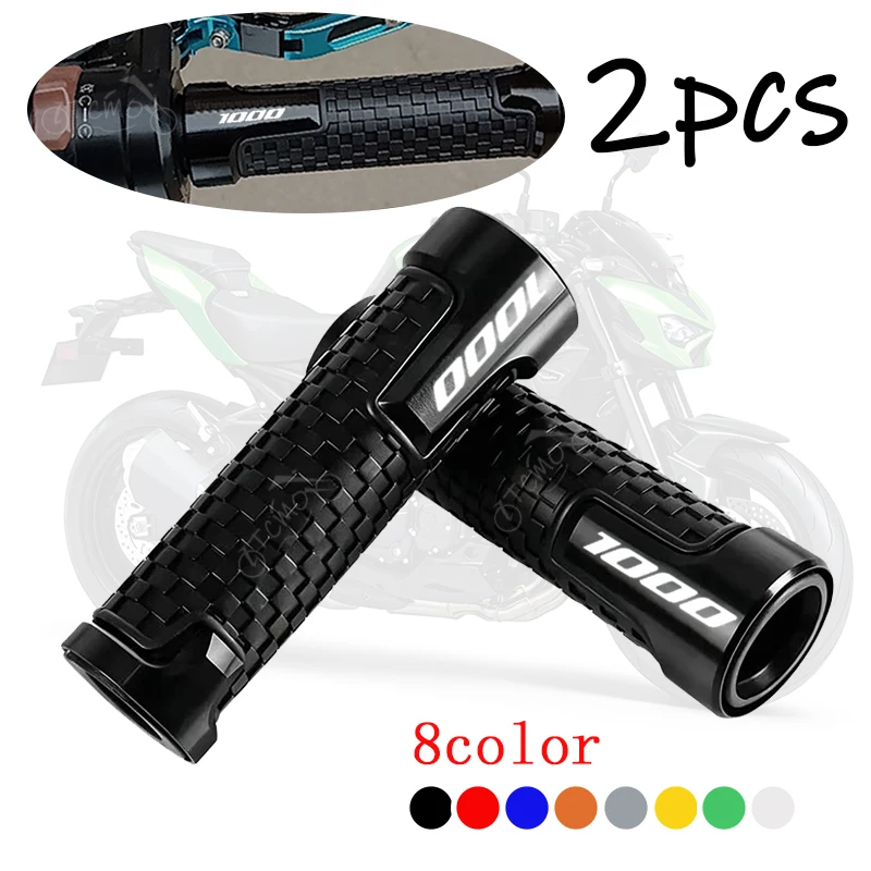 For SUZUKI GSX-S1000 GSXS1000F GSXS1000GT GSX-S 1000 Motorcycle Handlebar Grips CNC aluminum Rubber Hand Thruster Grips