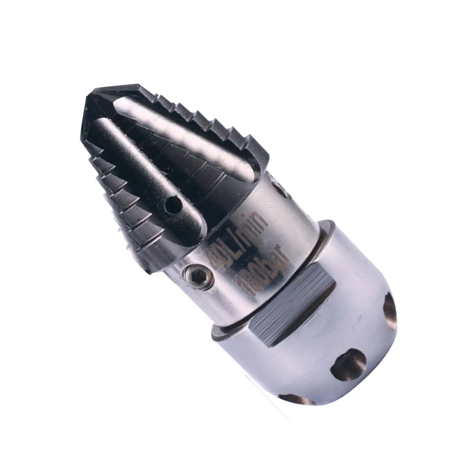 

Stainless Steel Sewer Jetter Nozzle High Pressure Pipeline Dredging Washer Nozzle Cleaner Spray Head for Window Clean