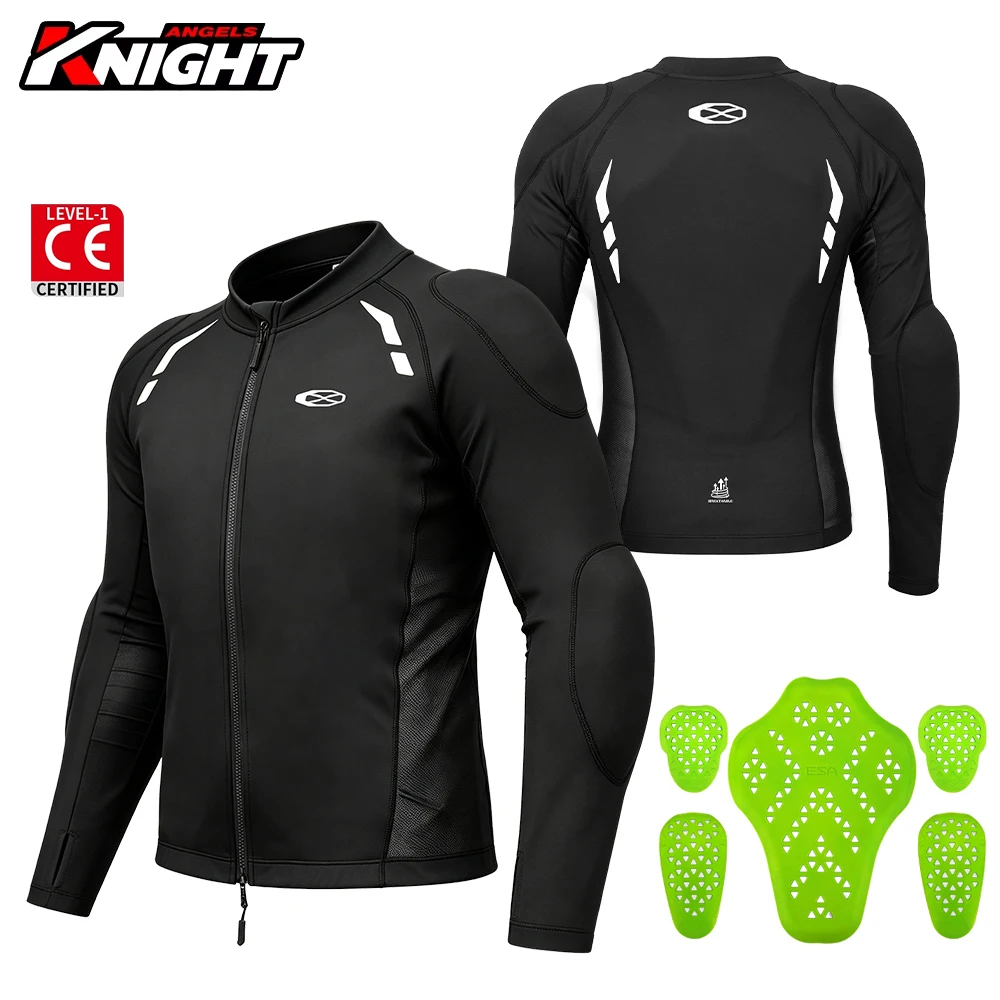 Herrenjacke Atmungsaktive Motorradjacke Sturzsichere Motorrad-Fahrjacke Eingebaute Schutzvorrichtungen Motocross-Bekleidung M-2XL