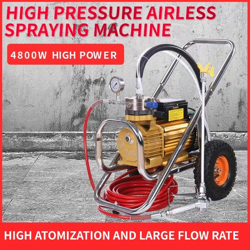 Professional High-Power Painting Sprayer High-Pressure Airless Coating Machine for Emulsion Paint Spray Gun