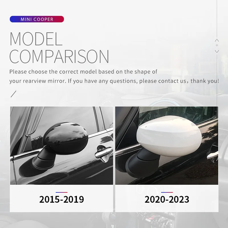 Rearview Mirror Shell Exterior Cover Left Right Side Wing Cap For MINI COOPER F54 F55 F56 F57 F60 Accessories
