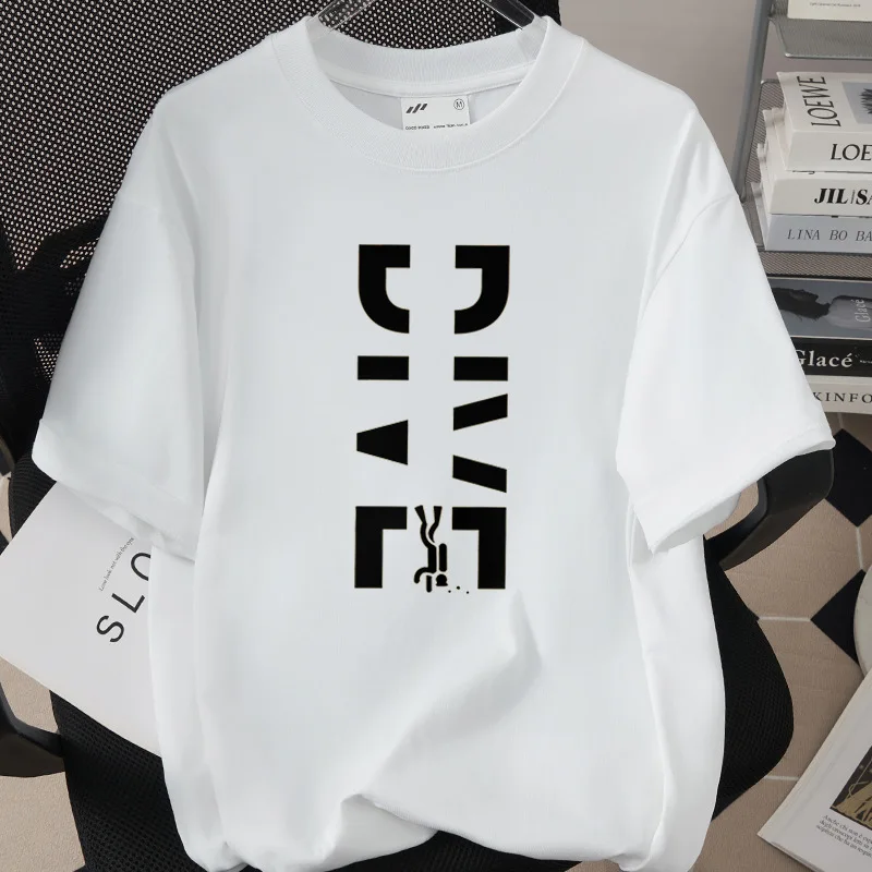 Mens Short Sleeve T Shirt My Divebuddy Is Calling Scuba Diver Graphic Te Ocean Sport Humor Casual Crew Neck Top For Outdoor Wear