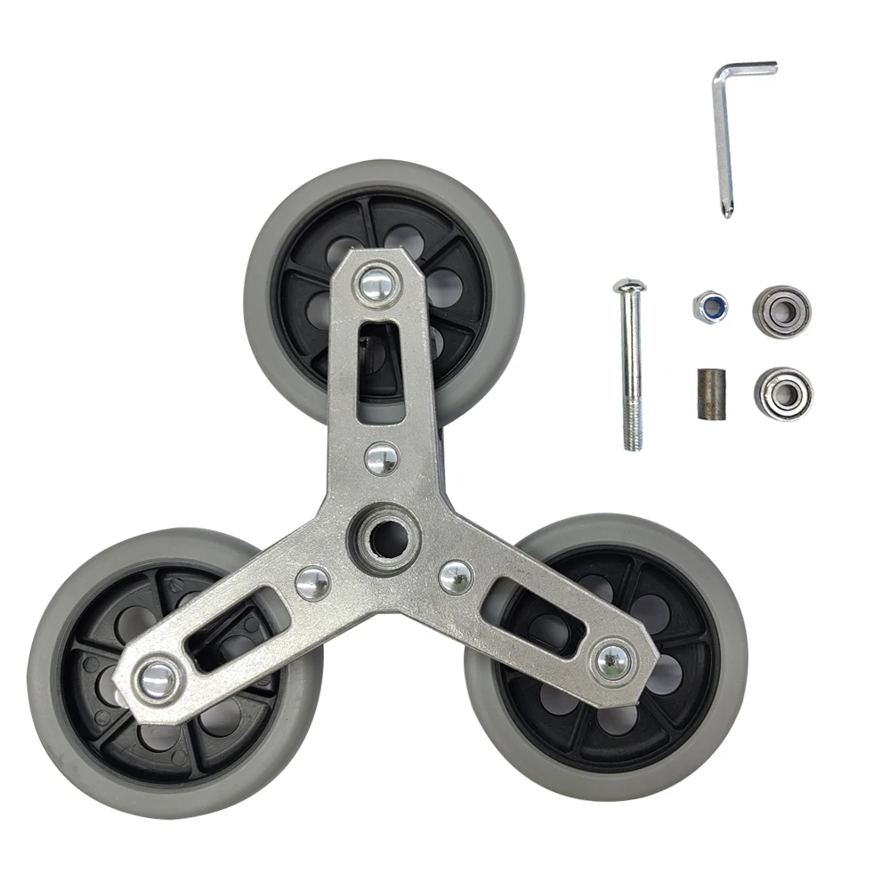 

Cargo Trolley Wheel Wheels Trolley Stair Climbing Shopping Hardware Cart Replacement Casters for Shopping Laundry Accessories