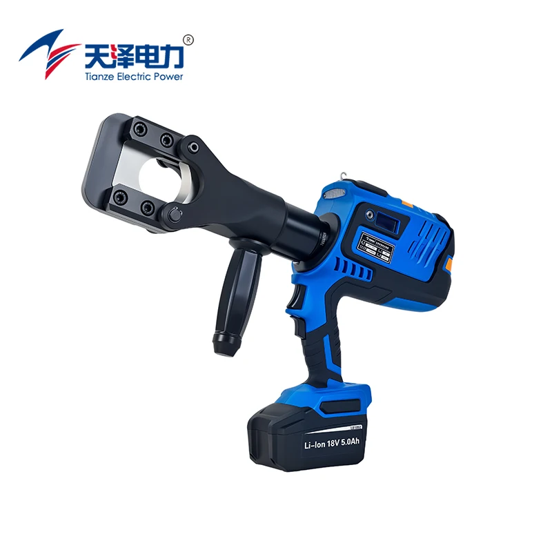 NBTC-745 Battery Hydraulic Wire Rope Cutter Max 45mm ACSR Heavy Duty Cordless Steel Cable Cutting Tool