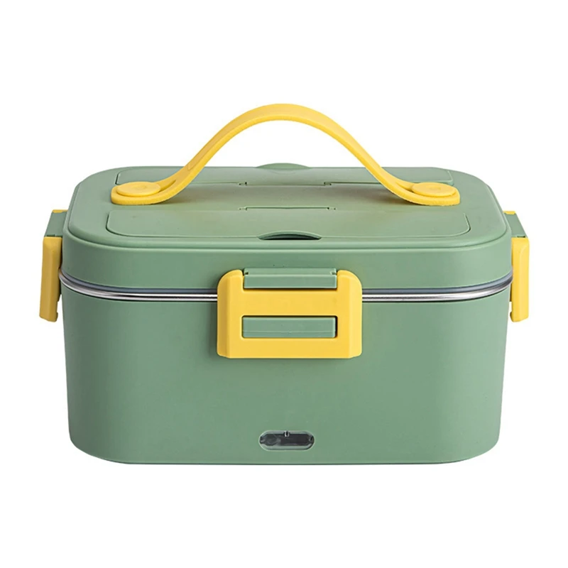 1.8L Electric Lunch Box Portable Lunch Warmer Food Warmer Adult Car Fast Heating Lunch Box With Leak Proof Lid US Plug