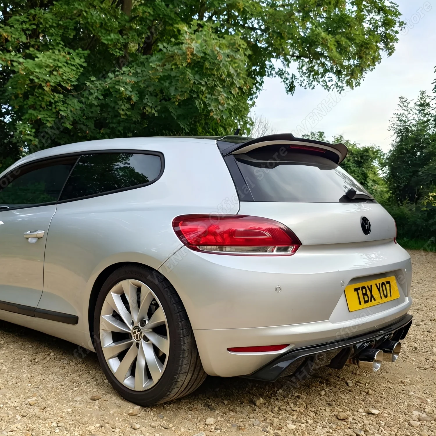 Gloss Black Car Rear Roof Spoiler Wings For VW Scirocco III MK3 Standard 1.4 2.0 TSI TDI 2008-2014 Pre-facelift Tuning Bodykits