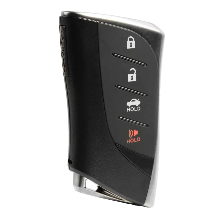 Substituição de chave fob para 2018 2019 2020 2021 2022 2023 Lexus ES300H ES350 LC500 LS500 LS500H Controle remoto de entrada inteligente sem chave de 4 botões H