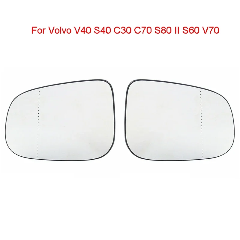 

Auto Wide Angle Left Right Heated Wing Rear Mirror Glass For Volvo V40 S40 C30 C70 S80 II S60 V70 30716479 30716483