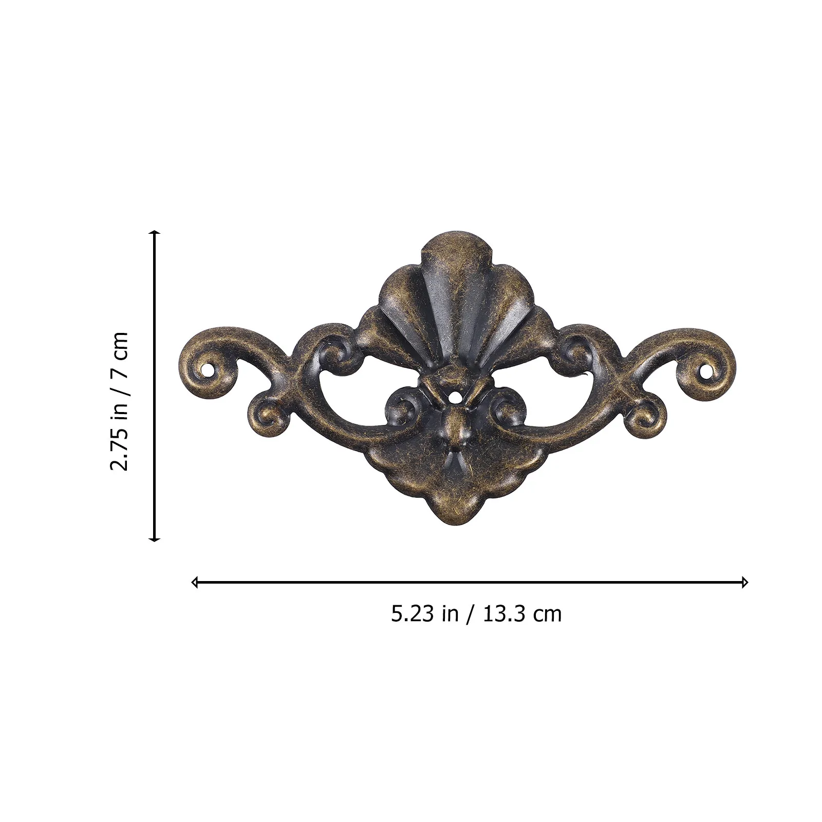 8Pcs Furniture Box Corner Protectors Vintage Style Decorative Guards for Jewelry Case Desk Cabinet Retro Cover
