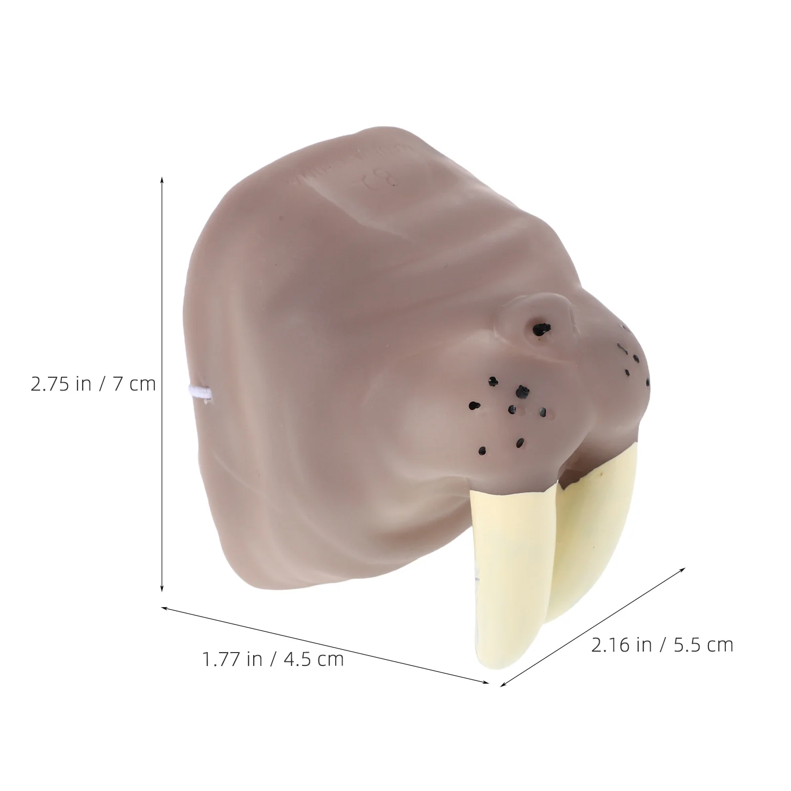 Sea Elephant Nose Realistic Cosplay Prop Easy to Wear for Costume Decoration Animal Nose Novelty Prop Set