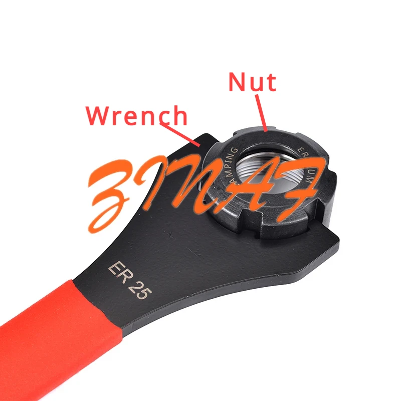 A/M/UM Type ER Collet Chuck Wrench/Nut ER8A/ER11A/ER16A/ER20A/ER25UM/ER32UM/ER40UM CNC Milling Tool Lathe Tools ER Spanner