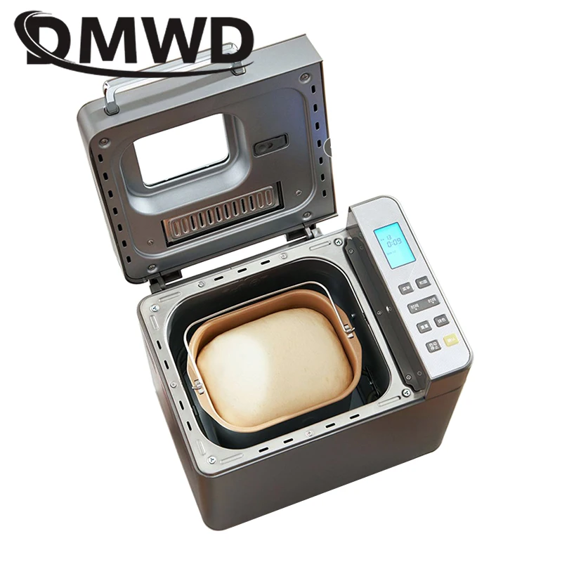 DMWD Automatic Multifunction Bread Maker Smart Toast Baking Machine Jam Yogurt Fermenter Dough Stirrer Mixer Fruit Nut Dispenser