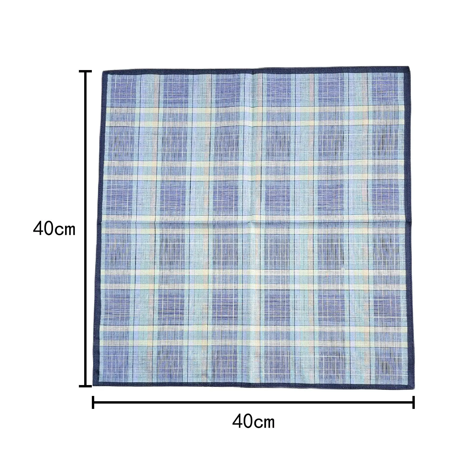 Mens Checkered Cotton Hankies Pocket Square Handkerchief Kerchief 3 Pack Soft Reusable Suit Decor Gift