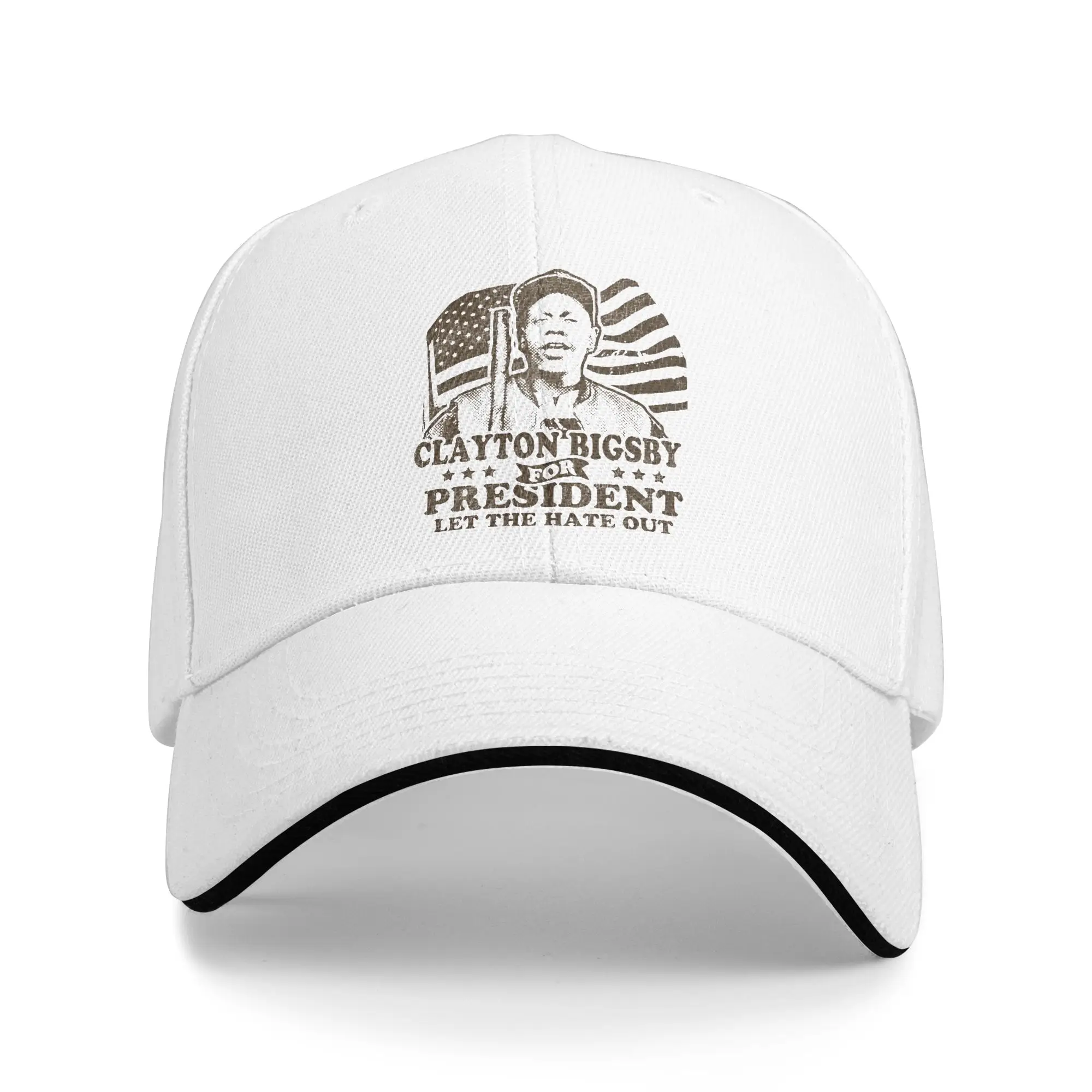 Clayton Bigsby Vintage Comedy Satire Character   Baseball Caps Hip Hop  Sandwich Hats Unisex Style Adjustable Dad Hat Sport