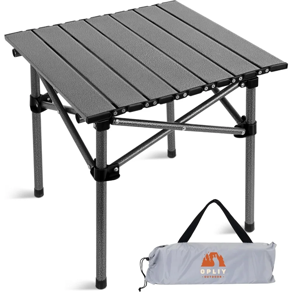 

Portable Folding Camping Table for 2-4 Persons Aluminum Collapsible Table Lightweight with Carry Bag for Camping, Hiking, Picnic