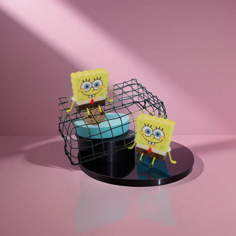 Nuovo cartone animato lavastoviglie Squarepants scatole di sapone da cucina cestello di scarico scolapiatti ciotola spazzolatura Spongebob periferiche Anime quadrate