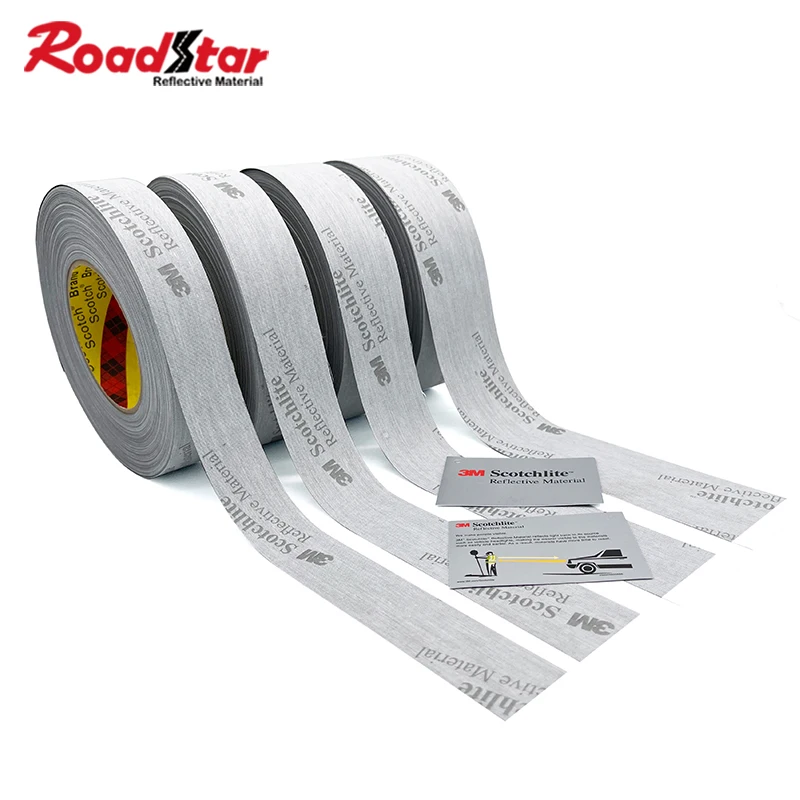 Roadstar High Silver TC Reflective Fabric Sewing on Safety Clothes for Workwear Warning Tape RS-3M8906