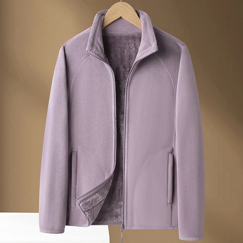 

Polar Fleece Coats Women Autumn Winter Sweatshirt Outdoor Sports Casual Jackets Windbreakers Female Velvet Coral Coats Clothing