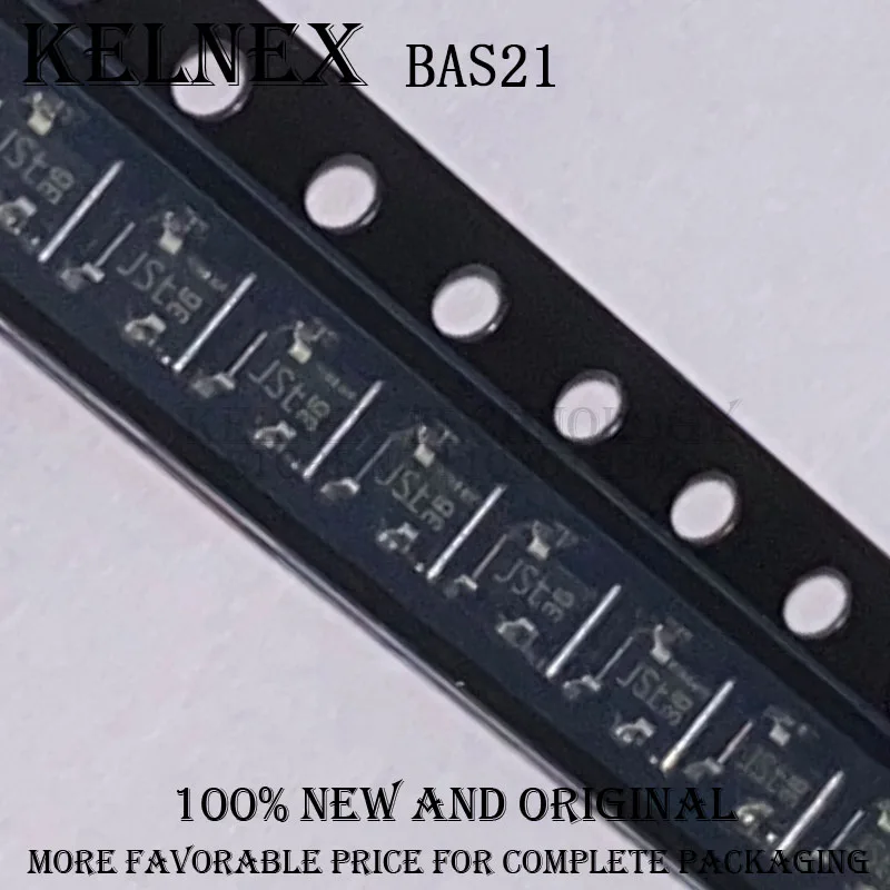 50 Stuks Bas20 Bas21 Bas29 Sot-23 Schakeldiode